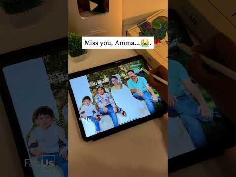Wish you were here, Amma 🥺❤️. | Digital Merge | Family Photo Merge #shorts #ashortsaday #art #merge
