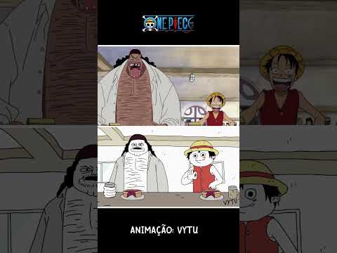 LUFFY E BARBA NEGRA! - One Piece (Animação)
