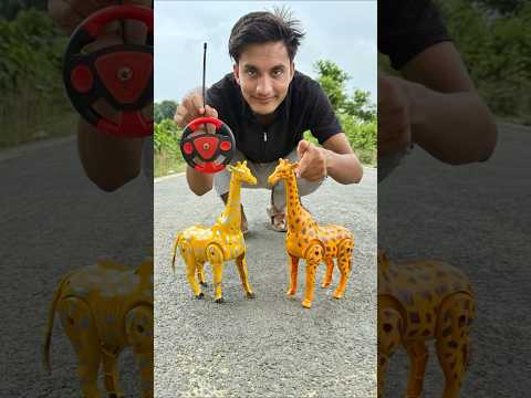 Yellow kara 2 Ta Remote wala Giraffe🦒deko