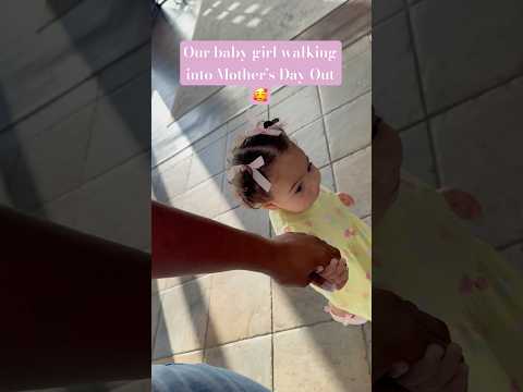 Our baby girl’s first week of Mother’s Day Out #mdo #12months #biggirl