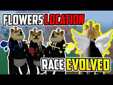 🌸 ALL FLOWERS LOCATION & V2 RACE EVOLUTION IN BLOX PIECE?!