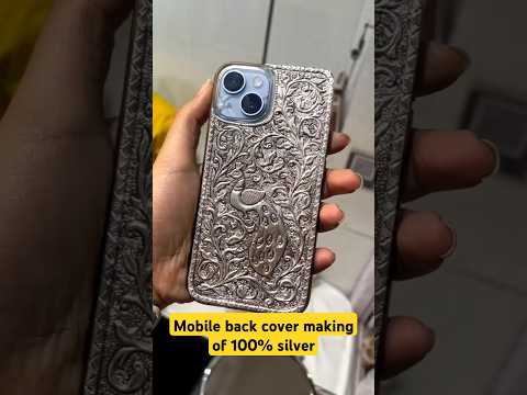 how to make mobile cover making of silver in india 🧐👌🙏#shortsfeeds #youtubeshorts #shortsviral