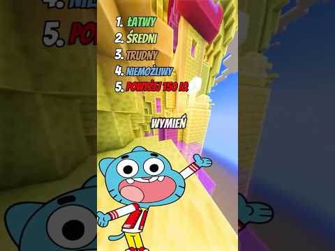 GUMBALL QUIZ. #shorts #ciekawe #gumball #funny #śmieszne #minecraft