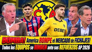 ¡BOMBAZO MUNDIAL! 💣 El CLUB AMÉRICA ROMPE el MERCADO con FICHAJES que ATERRORIZAN a la LIGA MX