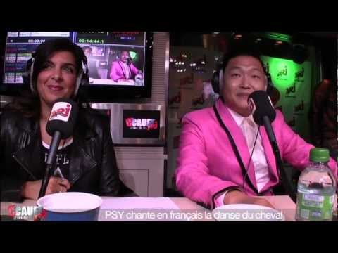 PSY chante en français la danse du cheval - C'Cauet sur NRJ