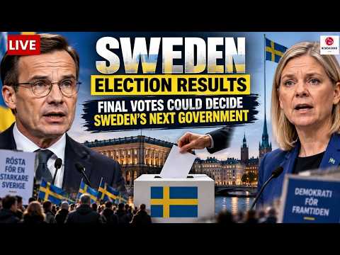 LIVE: Sweden Election 2026 | <strong>Centre</strong>-Left Leads As Government Future Hangs In Balance