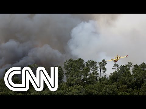 Portugal sofre com onda de calor e incêndios florestais | CNN PRIME TIME