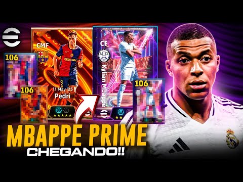MBAPPE PRIME + NOVOS SHOW TIME E BIG TIME CHEGANDO!! NOVA ATUALIZAÇÃO COM MUITAS CARTAS | EFOOTBALL