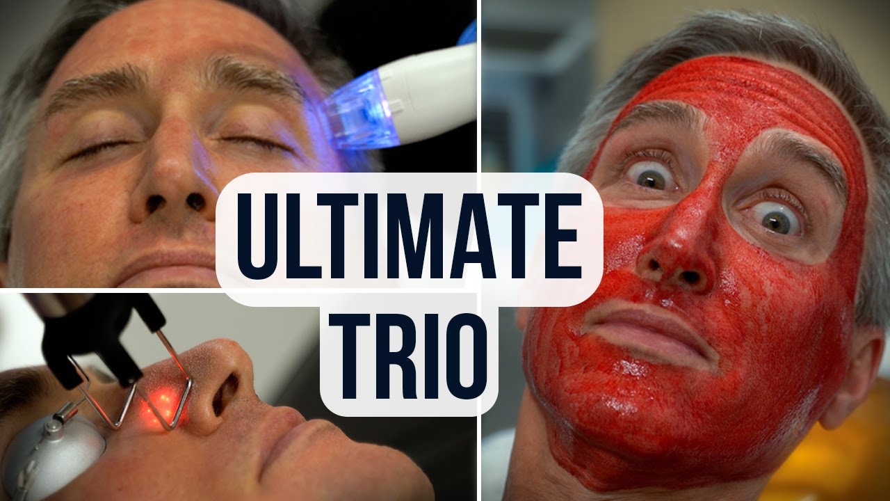 Skincare treatments showcasing facial procedures and techniques.