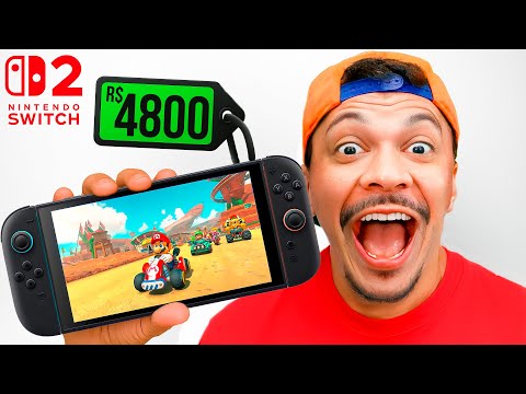 COMPREI O SWITCH 2 E ELE TÁ ABSURDO DE BOM!!! 😮‍💨