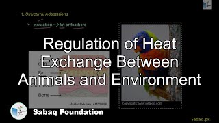 Regulation of Heat Exchange Between Animals and Environment
