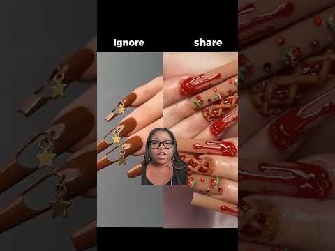 Nails vs ignore#nails#nailsnailsnails #nailloveeeee #reaction