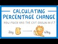 Percentage Change and Growth Problems