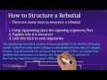 Understanding Rebuttals in Debating