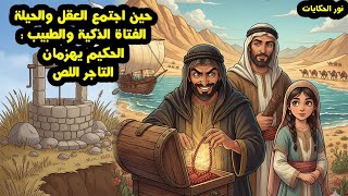قصة التاجر اللص الذي أراد أن يخدع الجميع، لكن الفتاة الذكية والطبيب الحكيم قلبوا خططه رأسًا على عقب