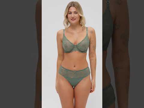 Biustonosz Mila A152 szałwiowy miękki