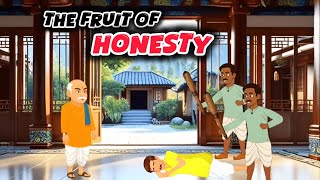 The fruit of honesty 🍎 | English Stories | Moral Stories #englishstory #cartoonstory