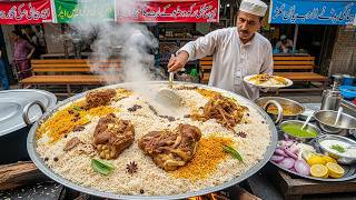 Giant Mutton Mandi Rice Cooked 🔥 Hyderabadi Dumpukht Balochi Rice Recipe - Street Food Pakistan