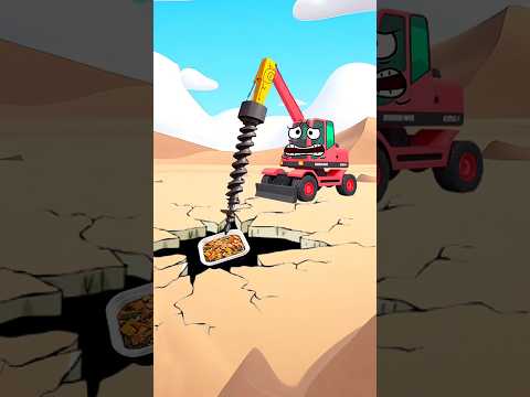 বেকো গাড়ির খাবার নিচে পড়ে গেল 😰 #cartoon #short