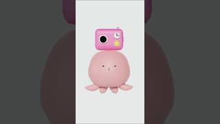 blenderでタコピー作ってみたっピ！#タコピーの原罪 #blender #3d #shorts #vtuber