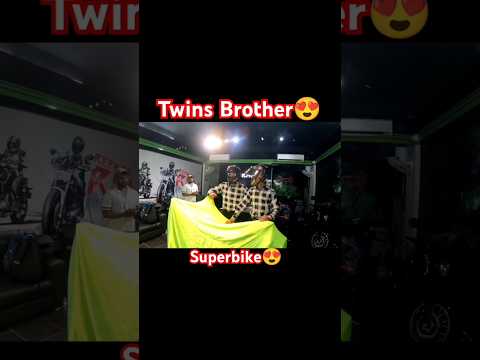 Twins Brother ๐ #superbike #zx10r #youtubeshorts #viralvideo #viralshort #twinsbrother