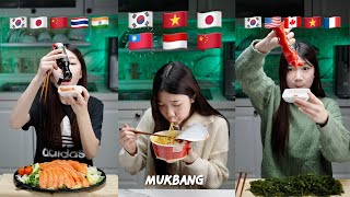 나라별 이모지 먹방 모음 emoji mukbang
