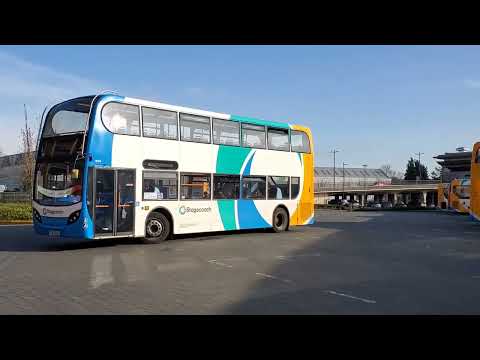 Buses at Lincoln Central Bus Station (21/02/2023)