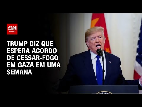 ​Donald Trump diz que espera acordo de cessar-fogo na Faixa de Gaza em uma semana | CNN NOVO DIA