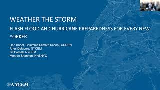 Storm Preparedness Webinar