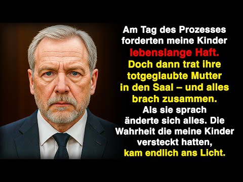 Meine Kinder wollten, dass ich lebenslang bekomme. Bis ihre totgeglaubte Mutter...