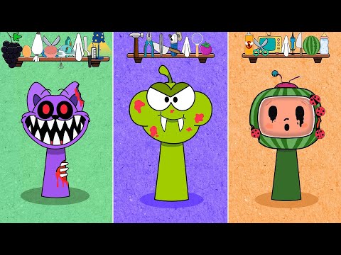 Oh no!! HELP Om Nom, Catnap, Cocomelon | Incredibox Sprunki Animation#sprunki #incredibox