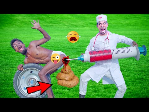 Funniest Fun Comedy Video 2025Amazing Injection Wala Latest Trending Comedy Video 2025Doctor Video