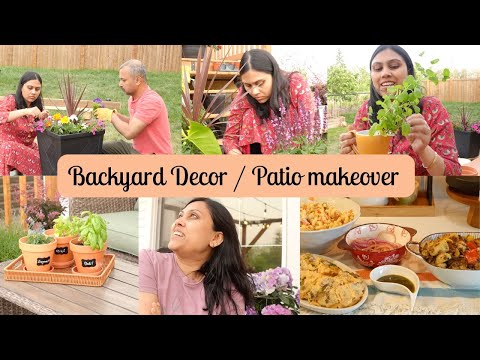 Decorated My Backyard I Patio Makeover | Party Menu + New Patio Furniture