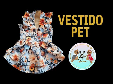 Vestido Pet Super Confortável para Passeios