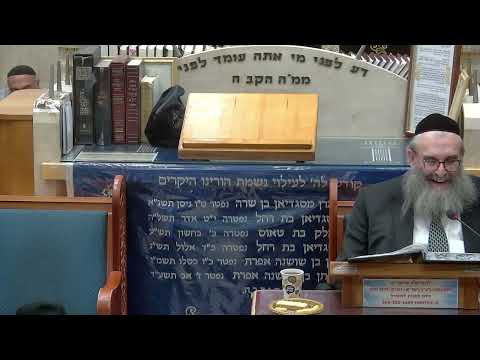 הרב יהושע ויזגן מסכת חולין דף לז עמוד ב'