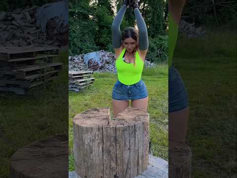 Why is everyone in America chopping wood? #shorts