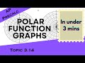 Polar Graph Characteristics and Functions