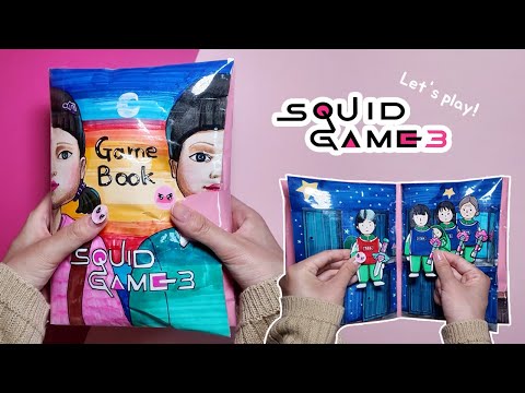 [🩷Paper diy🩷] Squid game 3 game book 오징어게임 3 게임북