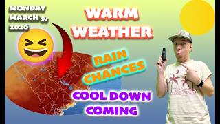 WARM weather continues...| March 9, 2026