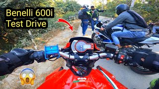 Benelli 600i Test Drive || Benelli loud exhaust sound 😍 || Ride to ramnagar part-2