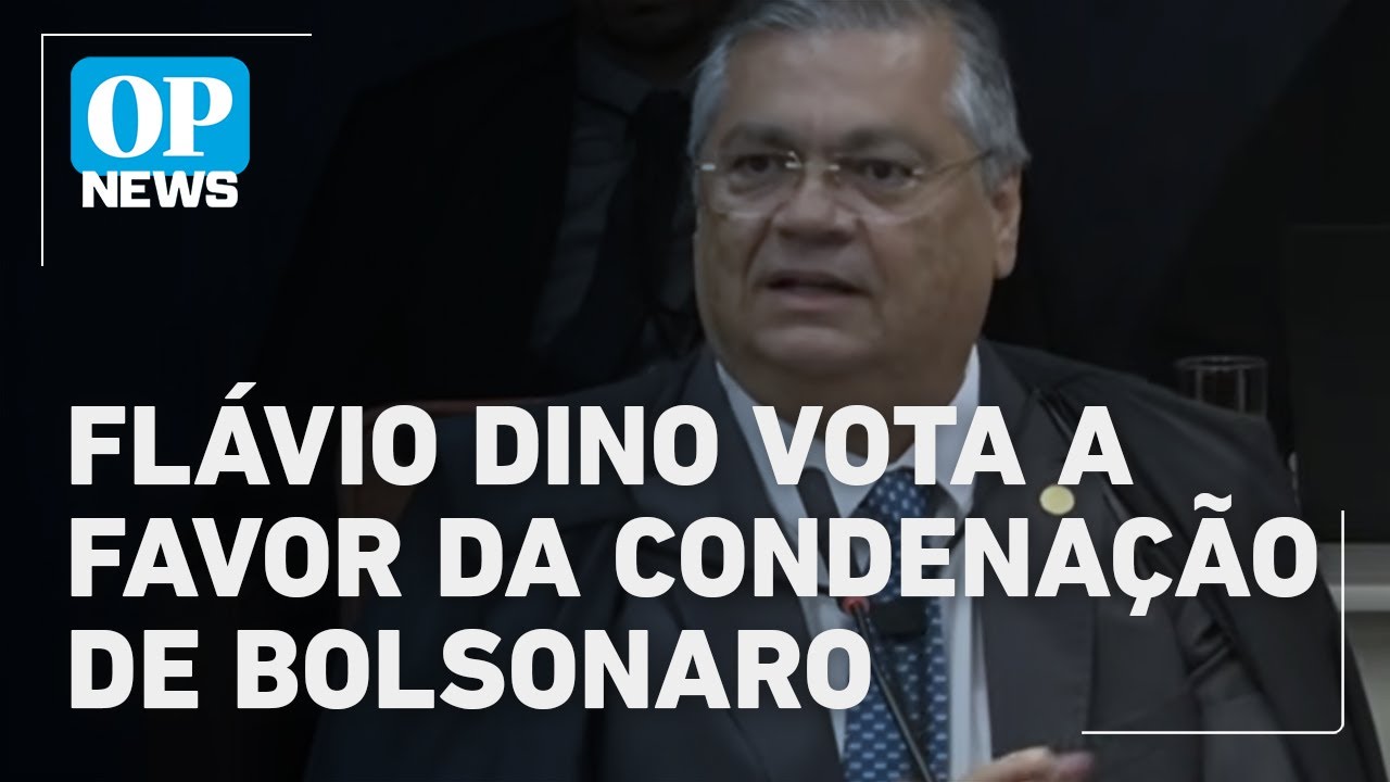 Dino vota a favor da condenação de Bolsonaro e aliados por tentativa de golpe e placar fica em 2 a 0