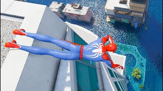 GTA 5 Epic Ragdolls/Spiderman Compilation Flooded los santos vol.4 (Funny Moments Water Ragdolls)