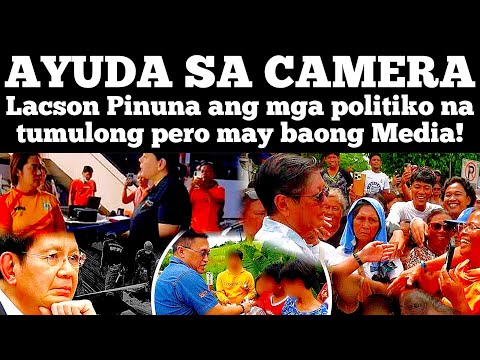 Ping Lacson pinuna si Bong Go tumulong sa CEBU pero may bitbit na isang katotak na MEDIA!