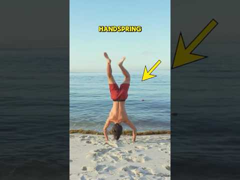 TURN CARTWHEEL INTO BACKHANDSPRING🤸‍♀️✅ #tutorial #howto #gymnastics