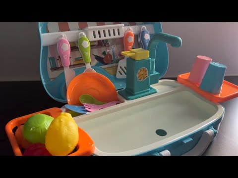9 Minutes Satisfying with Unboxing Pink Play House Mini Kitchen