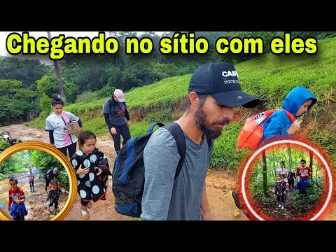 MUITA LAMA NO CAMINHO .! FOMOS A PÉ  COM A FAMÍLIA ATÉ O SÍTIO