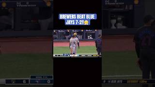 BREWERS BEAT BLUE JAYS 7-2!! #brewers #win