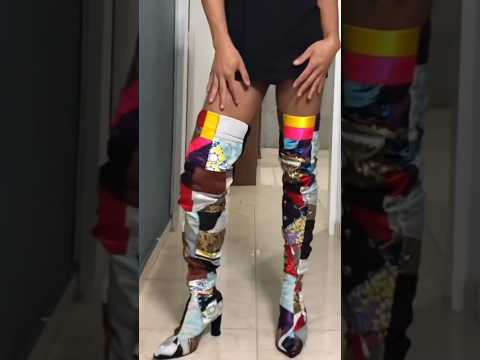 Allex Levir Sews Knee High Boot Covers