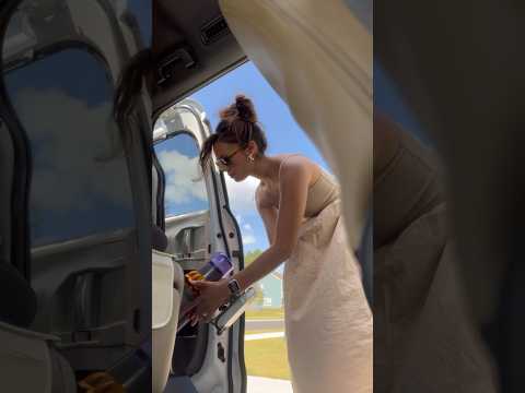 Car Cleaning 🚗 #sahm #cleanwithme #cleaning #voiceover #minivan #carcleaning