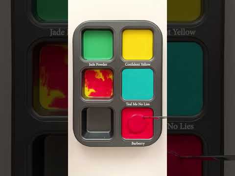 Color Mix 286 #colormixing #satisfying #mixedcolors